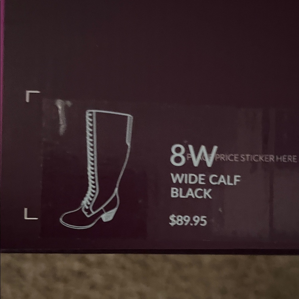 Lane Bryant Women's Black Wide Calf Boots